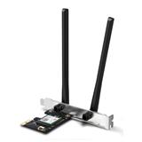 AX3000 Dual-Band Wi-Fi 6 Bluetooth PCI Express Adapter SPEED: 2402 Mbps at 5 GHz + 574 Mbps at 2.4 GHz SPEC: 2× High G