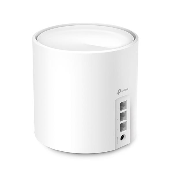 AX3000 Whole Home Mesh Wi-Fi 6 System SPEED: 574 Mbps at 2.4 GHz + 2402 Mbps at 5 GHz SPEC: 2× Internal Antennas, 3× Gig