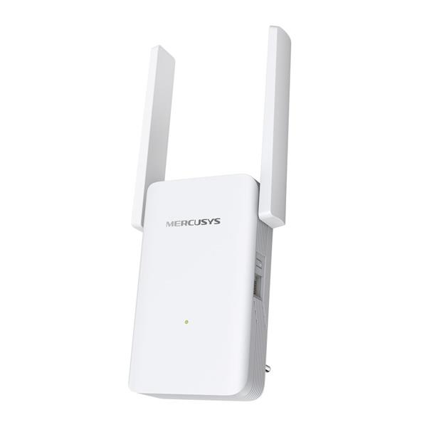 AX3000 Wi-Fi Range Extender SPEED: 574 Mbps at 2.4 GHz + 2402 Mbps at 5 GHz SPEC: 2× Fixed External Antennas, 1× Gigabi