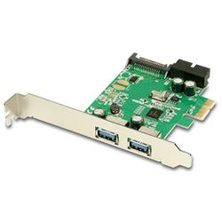 AXAGO PCEU-232R PCIe adaptér 2+2x USB3.0 Renesas + LP