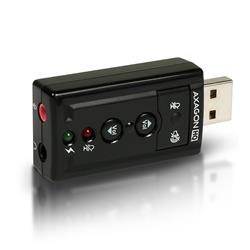 AXAGON ADA-25 USB2.0 - HQ audio MID adaptér 96kHz S/PDIF