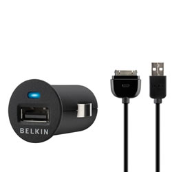 BELKIN Micro USB autonabíječka, 5V, 2A (iPhone 4/4s)