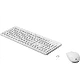 Bezdrôtová klávesnica a myš HP 230 - biela