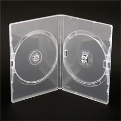 Box na 2 DVD, 14mm, priehľadný DA2CL.