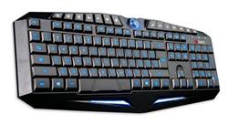 C-TECH MOIRAI USB hráčska klávesnica SK. Modro podsvietená. USB