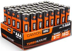 Canyon ALKAAA40, alkalické mikrotužkové batérie AAA, 40ks/balenie - blister