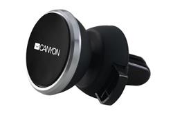 Canyon CH-4, magnetický držiak pre smartfóny s uchytením do mriežky ventilátora automobilu s polohovaním 360°