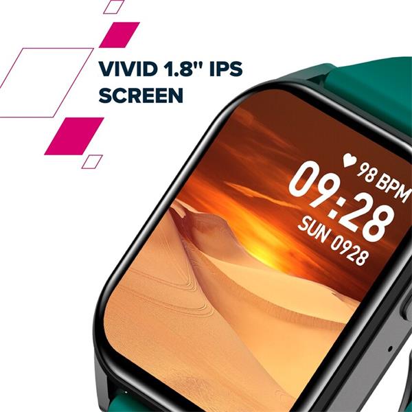 Canyon Chatter SW-58, smart hodinky, BT s app Canyon Life, BT volania, IP67, AI asistent, 123 šport.rež., zelené