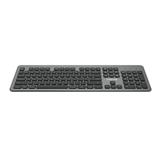 Canyon CND-HBTK10-US ultratenká Bluetooth klávesnica pre Apple, 15 multimediálnych kláves, šedá, US