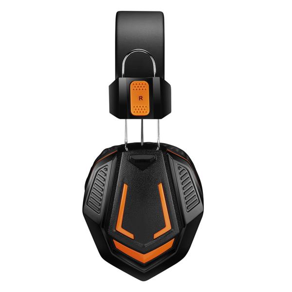 Canyon CND-SGHS3A Fobos, herný headset pre pokročilých hráčov, 3.5mm jack, oranžovo čierny