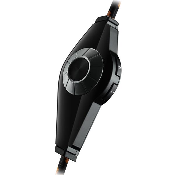 Canyon CND-SGHS5A Corax, herný headset pre expertov, 3.5mm jack, oranžovo čierny