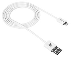 Canyon CNE-CFI1W, 1m kábel Lightning/USB, bez Apple certifikácie MFi, biely