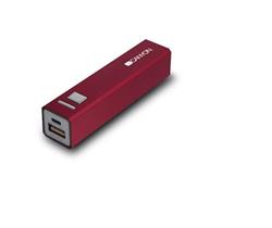 Canyon CNE-CSPB26R Powerbank 2600mAh, single USB 5V/1A, pre smartfóny, červená