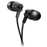 Canyon CNS-CEP4B štýlové slúchadlá do uší, pre smartfóny, integrovaný mikrofón a ovládanie, plochý kábel, čierne