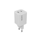 Canyon CU45CC vysokorýchlostná univerzálna nabíjačka do steny 2x USB-C 45W