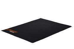 Canyon FM-01, podložka na podlahu pod herné kreslo, polyester, protišmyková, 100x130cm, čierna