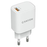 Canyon H-18, univerzálna nabíjačka do steny 1xUSB-A, 18W Quick Charge 3.0, biela