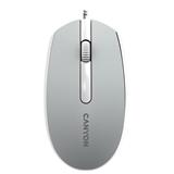Canyon M-10, prémiová optická myš, USB, 1.000 dpi, 3 tlač, tmavo-šedá