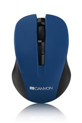 Canyon MW-1, Wireless optická myš USB, 800/1000/1200 dpi, modro-čierna