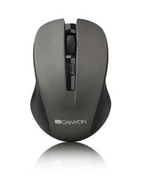 Canyon MW-1, Wireless optická myš USB, 800/1000/1200 dpi, šedo-čierna