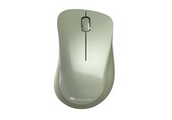 Canyon MW-11, Wireless optická myš Pixart 3065, USB, 1200 dpi, 3 tlač, khaki zelená