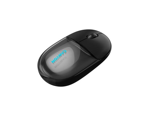 Canyon OnClick 24, 2v1 bezdrôtová optická myš Bluetooth / 2.4 GHz, 1.200 dpi, akumulátor 5.000 mAh, čierna