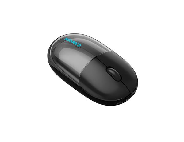 Canyon OnClick 24, 2v1 bezdrôtová optická myš Bluetooth / 2.4 GHz, 1.200 dpi, akumulátor 5.000 mAh, čierna