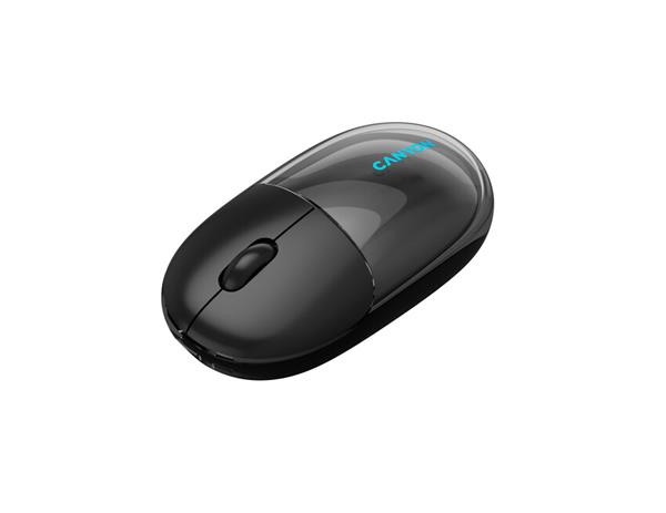 Canyon OnClick 24, 2v1 bezdrôtová optická myš Bluetooth / 2.4 GHz, 1.200 dpi, akumulátor 5.000 mAh, čierna