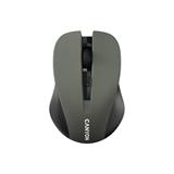 Canyon OnClick W01, Wireless optická myš USB, 800/1000/1200 dpi, šedo-čierna