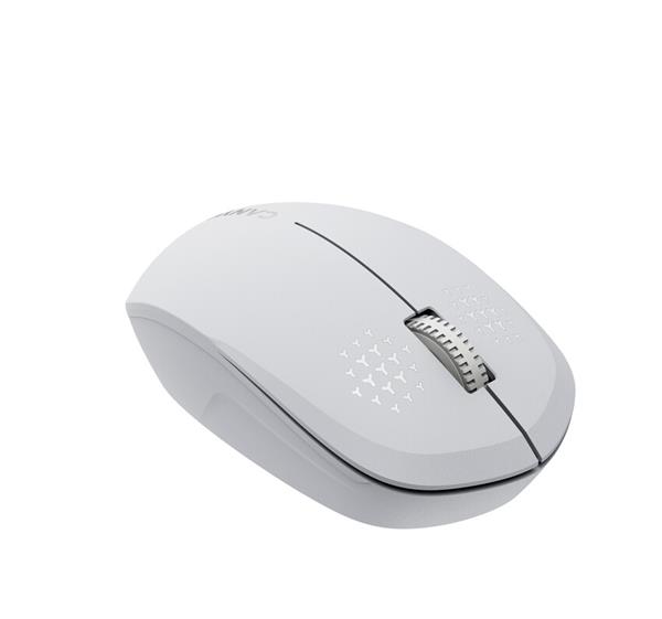 Canyon OnClick W04, Bluetooth optická myš, 1200 dpi, 3 tlač, 1x AA, úspora energie, biela