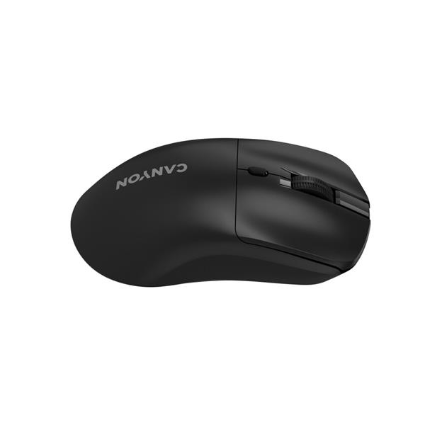 Canyon OnClick W06, bezdrôtová optická myš, 2.4 GHz USB, 800/1200/1600 DPI, 4 tlačidlá, čierna