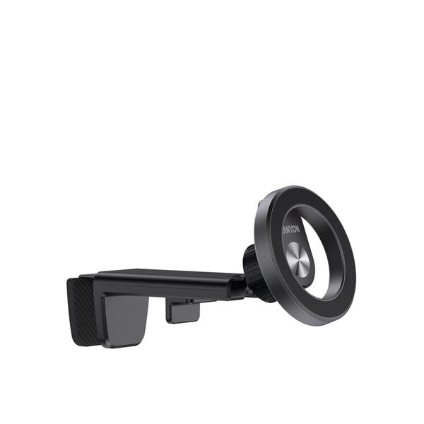 Canyon OnGrip 11, univerz. MagSafe držiak pre smartfóny s klipovým uchytením na povrchy do 3 cm,