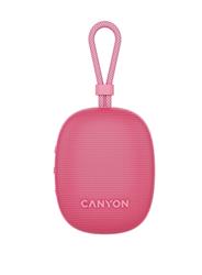 Canyon OnMove 12, prenosný Bluetooth v5.3 reproduktor, 5W, TWS, IPX7, 12 hod, USB-C nab., rúžový