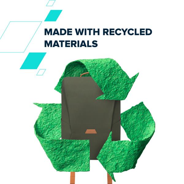 Canyon OnPack E01, ekologický batoh na notebook do 15,6", vodeodolný, z recyklovaných materiálov, tmavomodrý