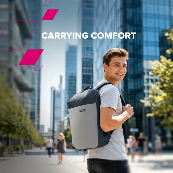 Canyon OnPack UR01, batoh na notebook do 15,6", vodeodolný, USB-A nabíjací port, z recyklovaných materiálov, zelený