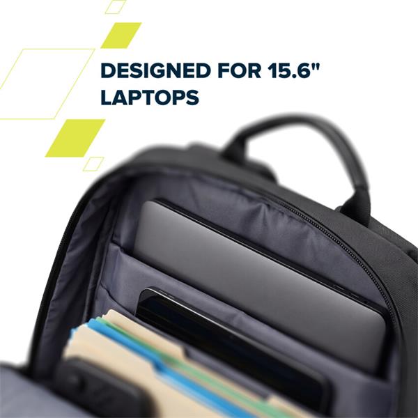 Canyon OnPack UR03, mestský batoh na notebook do 15,6", popruh na kufor, ventilovaný chrbát, čierny