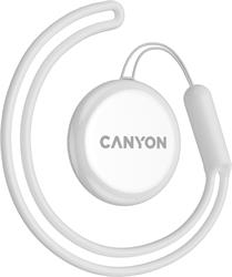 Canyon OnTag 1, antilost tracker, pracuje s appkou Apple Find My Network, certifikovaný Apple-om, biely