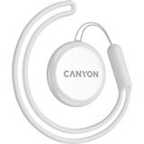 Canyon OnTag 1, antilost tracker, pracuje s appkou Apple Find My Network, certifikovaný Apple-om, biely