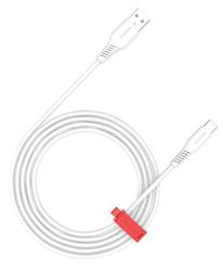 Canyon OnWire 18TP, 2 m kábel, USB-A / USB-C, 18 W, 480 mbps, biely