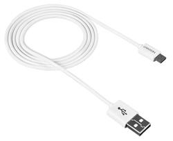 Canyon UM-1, 1m kábel USB 2.0 / micro USB, biely