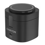 Canyon WS-405, 4v1, bezdrôtová Qi2 nabíjacia stanica pre 4 zariadenia s 65W nabíjačkou, čierna