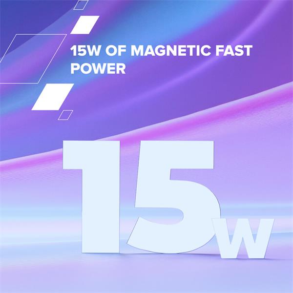 Canyon WS-405, 4v1, bezdrôtová Qi2 nabíjacia stanica pre 4 zariadenia simultánne, bez nabíjačky, biela