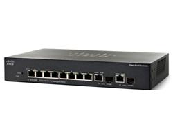 Cisco Linksys SF302-08MP 8-port 10/100 Switch, 2x combo port, PoE (SRW208MP)