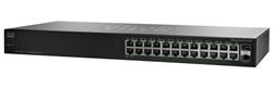 Cisco SB SG100-24 24port Gigabit switch, 2x combo port
