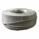 CNS kabel FTP, Cat5E, drôt, PVC, Eca, 100m - šedá