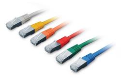 CNS patch kábel Cat5E, FTP - 0,5m , červený