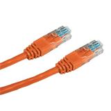 CNS patch kábel Cat5E, UTP, 5m, oranžový