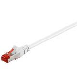 CNS patch kábel Cat6A, SFTP, LSOH, 0,25m, biely