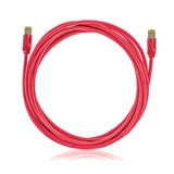 CNS Patch kábel Cat6A, SFTP, LSOH, 0,5m, červený