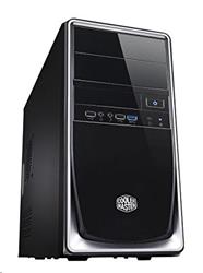 CoolerMaster case minitower Elite 344, mATX,čierno-strieborná, USB3.0, bez zdroja